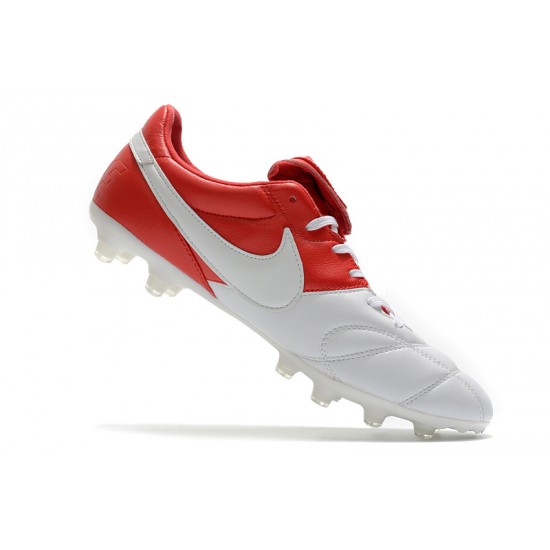 Nike Premier 2.0 FG Soccer Cleats Red White