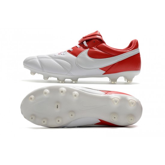 Nike Premier 2.0 FG Soccer Cleats Red White