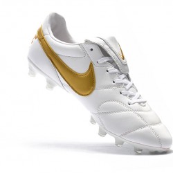 Nike Premier 2.0 FG Soccer Cleats White Gold