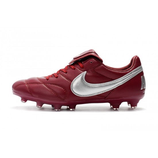 Nike Premier 2.0 FG Soccer Cleats White Red