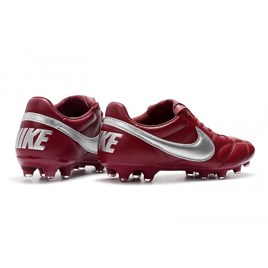 Nike Premier 2.0 FG Soccer Cleats White Red