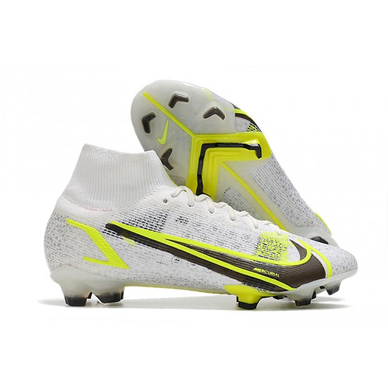 Nike Impulse Pack Superfly 8 Elite FG Soccer Cleats Gold White