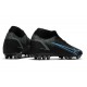 Nike Superfly 8 Academy AG Soccer Cleats Black Blue