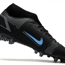 Nike Superfly 8 Academy AG Soccer Cleats Black Blue