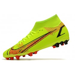 Nike Superfly 8 Academy AG Soccer Cleats Green Orange