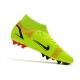 Nike Superfly 8 Academy AG Soccer Cleats Green Orange