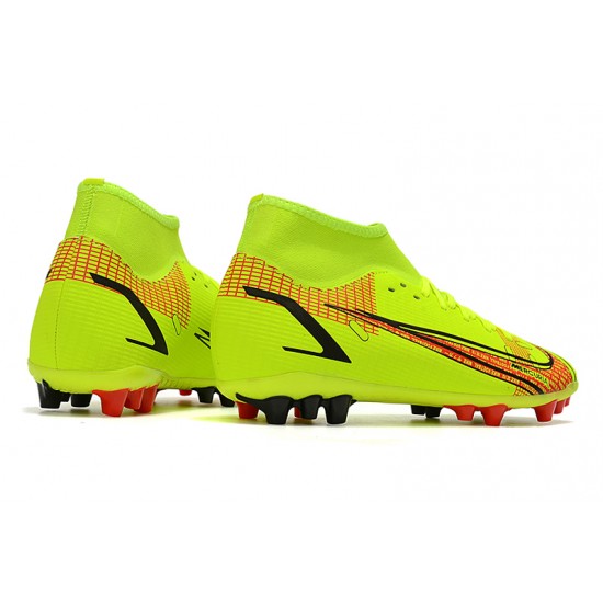 Nike Superfly 8 Academy AG Soccer Cleats Green Orange