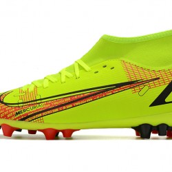 Nike Superfly 8 Academy AG Soccer Cleats Green Orange