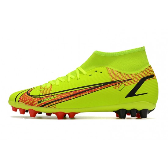 Nike Superfly 8 Academy AG Soccer Cleats Green Orange