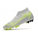 Nike Superfly 8 Academy AG Soccer Cleats Green White