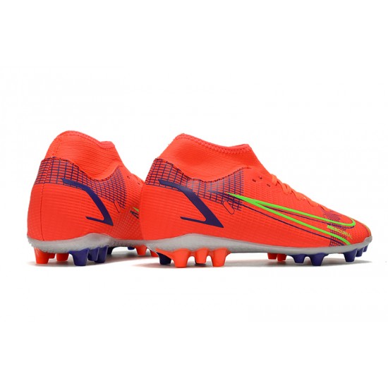 Nike Superfly 8 Academy AG Soccer Cleats Orange Gold