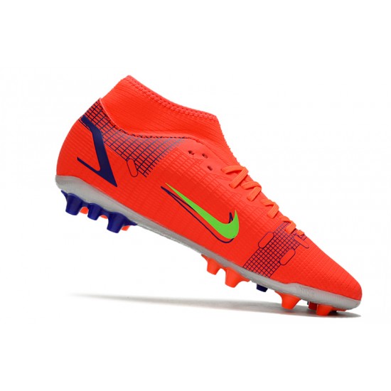 Nike Superfly 8 Academy AG Soccer Cleats Orange Gold