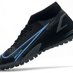 Nike Superfly 8 Academy TF Soccer Cleats Black Blue