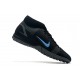 Nike Superfly 8 Academy TF Soccer Cleats Black Blue