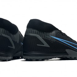 Nike Superfly 8 Academy TF Soccer Cleats Black Blue