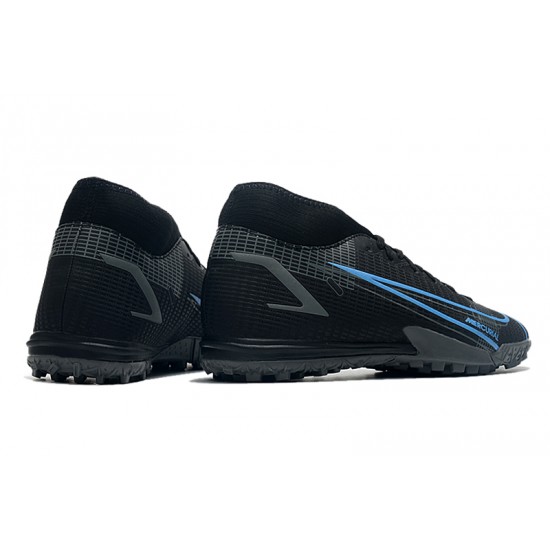 Nike Superfly 8 Academy TF Soccer Cleats Black Blue