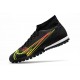 Nike Superfly 8 Academy TF Soccer Cleats Black Gold