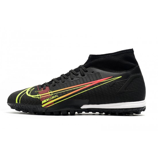 Nike Superfly 8 Academy TF Soccer Cleats Black Gold