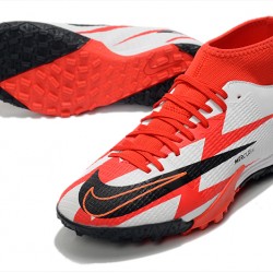 Nike Superfly 8 Academy TF Soccer Cleats Black Red