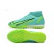 Nike Superfly 8 Academy TF Soccer Cleats Green Blue