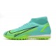 Nike Superfly 8 Academy TF Soccer Cleats Green Blue