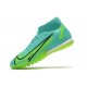 Nike Superfly 8 Academy TF Soccer Cleats Green Blue