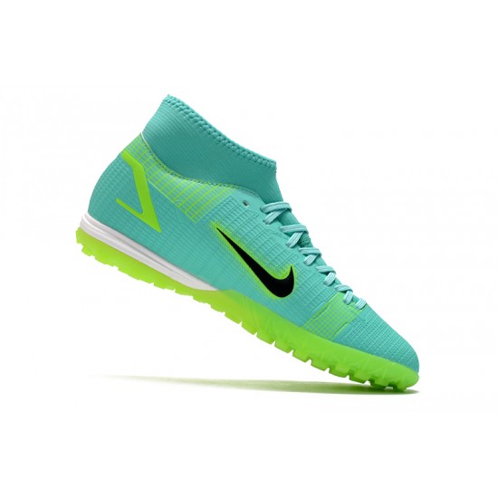 Nike Superfly 8 Academy TF Soccer Cleats Green Blue