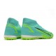 Nike Superfly 8 Academy TF Soccer Cleats Green Blue