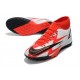 Nike Superfly 8 Academy TF Soccer Cleats Red White