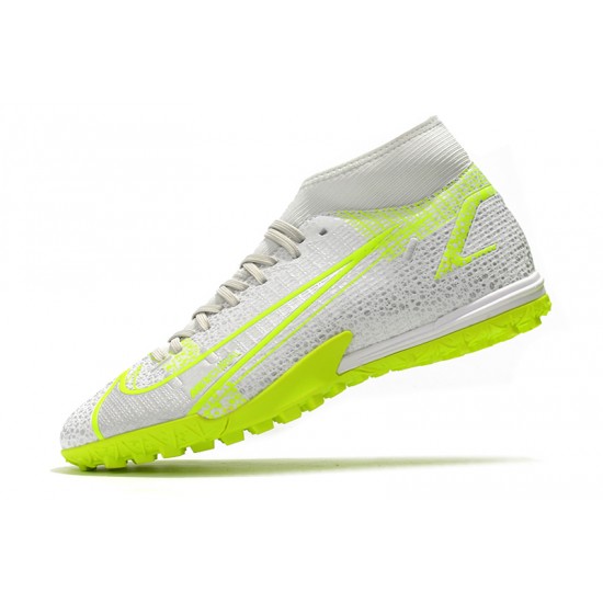 Nike Superfly 8 Academy TF Soccer Cleats White And Gold