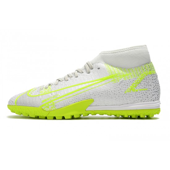 Nike Superfly 8 Academy TF Soccer Cleats White And Gold