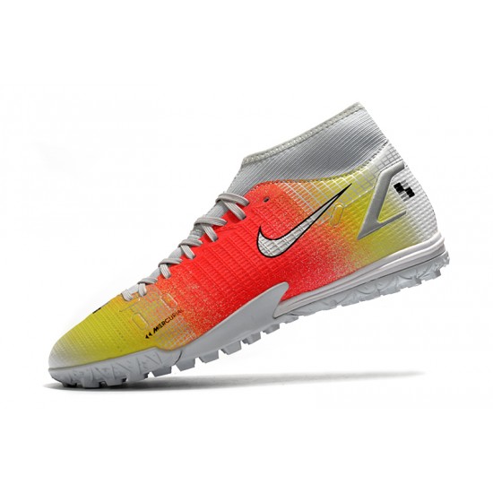 Nike Superfly 8 Academy TF Soccer Cleats Yellow Red