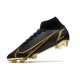 Nike Superfly 8 Elite FG Soccer Cleats Black Gold