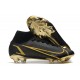 Nike Superfly 8 Elite FG Soccer Cleats Black Gold