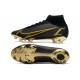 Nike Superfly 8 Elite FG Soccer Cleats Black Gold