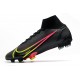 Nike Superfly 8 Elite FG Soccer Cleats Black Red