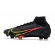 Nike Superfly 8 Elite FG Soccer Cleats Black Red