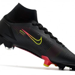 Nike Superfly 8 Elite FG Soccer Cleats Black Red