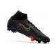 Nike Superfly 8 Elite FG Soccer Cleats Black Red