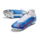 Nike Superfly 8 Elite FG Soccer Cleats Blue Red