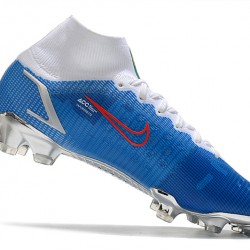 Nike Superfly 8 Elite FG Soccer Cleats Blue Red