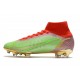 Nike Superfly 8 Elite FG Soccer Cleats Green Red