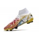 Nike Superfly 8 Elite FG Soccer Cleats White Red