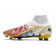 Nike Superfly 8 Elite FG Soccer Cleats White Red