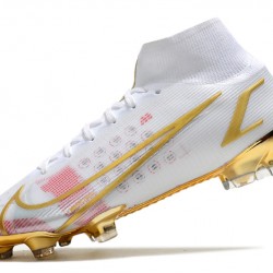 Nike Superfly 8 Elite FG Soccer Cleats White