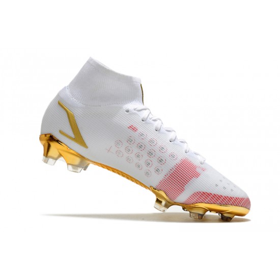 Nike Superfly 8 Elite FG Soccer Cleats White