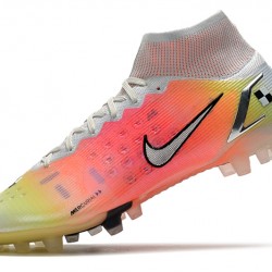 Nike Superfly 8 Pro AG Soccer Cleats Pink Yellow