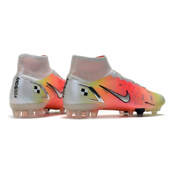 Nike Superfly 8 Pro AG Soccer Cleats Pink Yellow