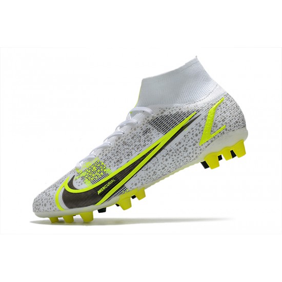 Nike Superfly 8 Pro AG Soccer Cleats White