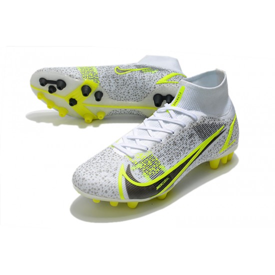 Nike Superfly 8 Pro AG Soccer Cleats White